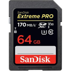 Sandisk SD 64GB C10 UHS-I U3 Extreme Pro V30 (SDSDXXU-064G-GN4IN)