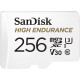 SanDisk 256 GB microSDXC High Endurance UHS-I U3 V30 + SD adapter SDSQQNR-256G-GN6IA