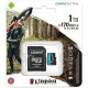 Kingston 1 TB microSDXC Canvas Go! Plus UHS-I U3 V30 A2 Class 10 + SD-adapter (SDCG3/1TB)
