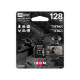 GOODRAM 128 GB microSDXC UHS-I U3 V30 IRDM + SD adapter IR-M3AA-1280R12