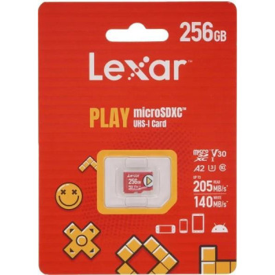Lexar 256 GB Play UHS-I U3 V30 A2 Class 10 (LMSPLAY256G-BNSNG)