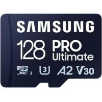 Samsung 128 GB Pro Ultimate microSDXC Class 10 UHS-I U3 A2 + Reader (MB-MY128SB/WW)