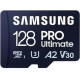 Samsung 128 GB Pro Ultimate microSDXC Class 10 UHS-I U3 A2 + Reader (MB-MY128SB/WW)