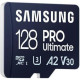Samsung 128 GB Pro Ultimate microSDXC Class 10 UHS-I U3 A2 + Reader (MB-MY128SB/WW)
