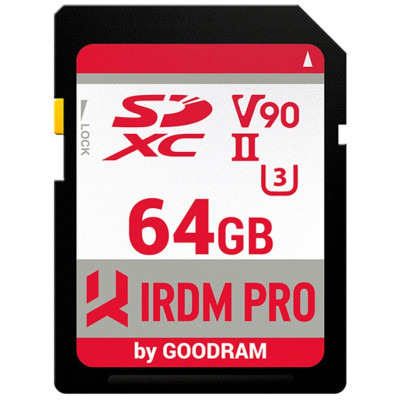 GOODRAM 64 GB SDXC UHS-II U3 IRDM PRO IRP-S9B0-0640R11