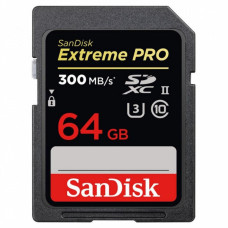 SanDisk 64 GB SDXC UHS-II U3 V90 Extreme Pro SDSDXDK-064G-GN4IN