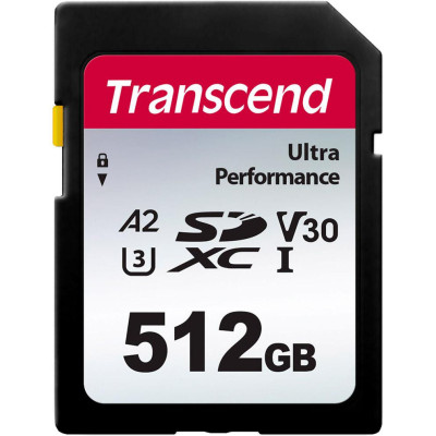 Transcend 512GB SD C10 UHS-I U3 A2 (TS512GSDC340S)