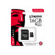 Kingston 16 GB microSDHC UHS-I (U3) V30 A1 Industrial + SD Adapter (SDCIT2/16GB)