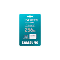 Samsung 256 GB microSDXC UHS-I U3 V30 A2 EVO Select + SD Adapter MB-ME256KA