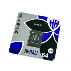 Hi-Rali 64 GB microSDXC class 10 UHS-I + SD Adapter HI-64GBSDCL10-01