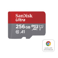 SanDisk 256GB Ultra microSD Memory Card for Chromebook (SDSQUAC-256G-GN6FA)