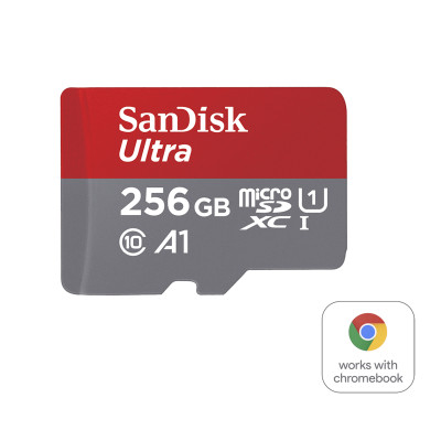 SanDisk 256GB Ultra microSD Memory Card for Chromebook (SDSQUAC-256G-GN6FA)