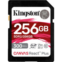 Kingston 256 GB SDXC Class 10 UHS-II U3 Canvas React Plus SDR2/256GB