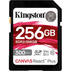 Kingston 256 GB SDXC Class 10 UHS-II U3 Canvas React Plus SDR2/256GB