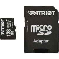 PATRIOT 128 GB microSDXC UHS-I + SD adapter PSF128GMCSDXC10