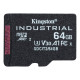 Kingston 64 GB microSDXC UHS-I (U3) V30 A1 Industrial (SDCIT2/64GBSP)