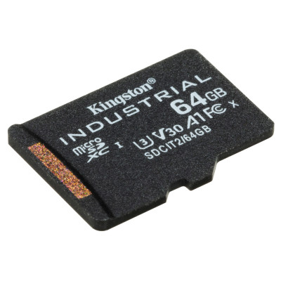 Kingston 64 GB microSDXC UHS-I (U3) V30 A1 Industrial (SDCIT2/64GBSP)