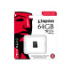 Kingston 64 GB microSDXC UHS-I (U3) V30 A1 Industrial (SDCIT2/64GBSP)
