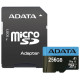 ADATA 256 GB microSDXC UHS-I Premier A1 + SD Adapter AUSDX256GUICL10A1-RA1