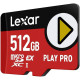 Lexar 512 GB microSDXC PLAY PRO Express (LMSXPS0512G-BNNNG)