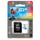 Silicon Power 128 GB microSDXC UHS-I Elite + SD adapter SP128GBSTXBU1V10-SP
