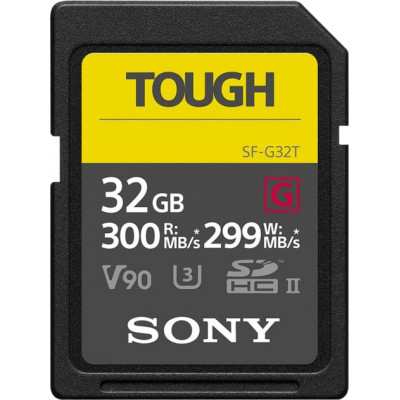 Sony 32 GB SDHC UHS-II U3 V90 TOUGH SF32TG