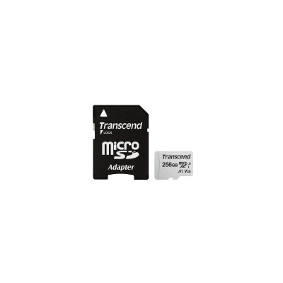 Transcend 256 GB microSDXC UHS-I U3 300S + SD Adapter TS256GUSD300S-A