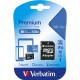 Verbatim 128 GB microSDXC UHS-I (U1) V10 Premium + SD Adapter (44085)