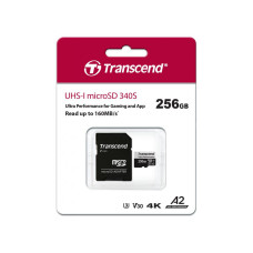 Transcend 256 GB microSDXC UHS-I U3 V30 A2 340S + SD Adapter TS256GUSD340S