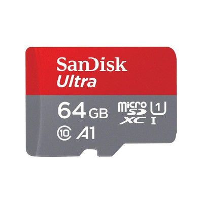 SanDisk 64 GB microSDXC UHS-I Ultra A1 SDSQUAR-064G-GN6MN