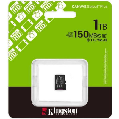 Kingston 1 TB microSDXC Canvas Select Plus Gen3 (SDCS3/1TBSP)
