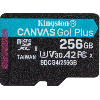 Kingston 256 GB microSDXC Canvas Go! Plus UHS-I U3 V30 A2 Class 10 (SDCG4/256GBSP) Kingston 256 GB microSDXC Canvas Go! Plus UHS-I U3 V30 A2 Class 10 (SDCG4/256GBSP)