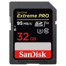 SanDisk SD 32GB C10 UHS-I U3 Extreme Pro V30 (SDSDXXO-032G-GN4IN)