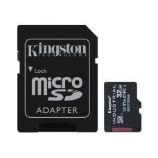 Kingston 32 GB microSDHC UHS-I (U3) V30 A1 Industrial + SD Adapter (SDCIT2/32GB)