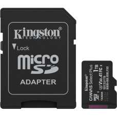 Kingston 1 TB microSDXC Canvas Select Plus Gen3 + SD-adapter SDCS3/1TB
