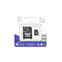 T&G 8 GB microSDHC Class 10 UHS-I (U1) + SD-adapter TG-8GBSD10U1-01