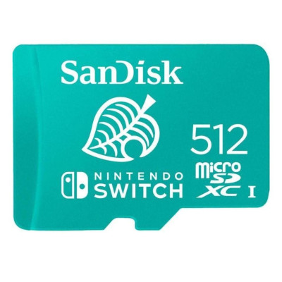 SanDisk 512 GB microSDXC for Nintendo Switch SDSQXAO-512G-GNCZN