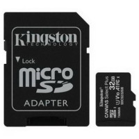 Kingston 32GB microSDHC Class 10 UHS-I Canvas Select Plus + SD Adapter SDCS2/32GB