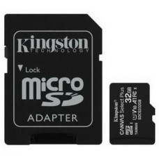 Kingston 32GB microSDHC Class 10 UHS-I Canvas Select Plus + SD Adapter SDCS2/32GB