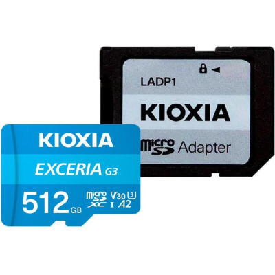 Kioxia 512 GB microSDXC Exceria G3 (LMEX3L512GG2)