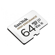 SanDisk 64 GB microSDXC High Endurance UHS-I U3 V30 + SD adapter SDSQQNR-064G-GN6IA