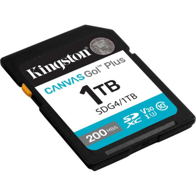 Kingston 1 TB SDXC Canvas Go! Plus C10 UHS-I U3 A2 (SDG4/1TB)