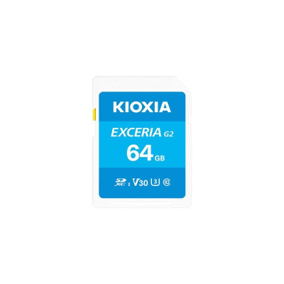 KIOXIA EXCERIA G2 SDXC 64GB U3 V30 (LNEX2L064GG4)