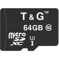 T&G 64 GB microSDXC Class 10 UHS-I (U3) TG-64GBSDU3CL10-00