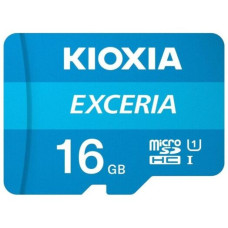 Kioxia 16 GB microSDHC Class 10 UHS-I + SD Adapter LMEX1L016GG2
