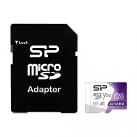 Silicon Power microSDXC 128GB Superior Pro Colorful Class 10 UHS-1 U3 V30 A1 + SD-adapter (SP128GBSTXDU3V20AB)