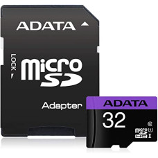 ADATA 32 GB microSDHC UHS-I + SD adapter Premier AUSDH32GUICL10-RA1