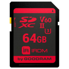 GOODRAM 64 GB SDXC UHS-II U3 IRDM IR-S6B0-0640R11