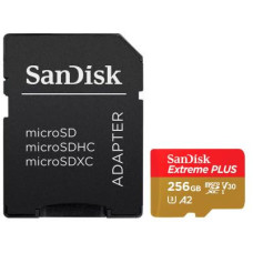 SanDisk Extreme microSDXC 256GB + SD Adapter (SDSQXBD-256G-GN6MA)