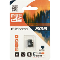 Mibrand 8 GB microSDHC Class 10 MICDHC10/8GB
